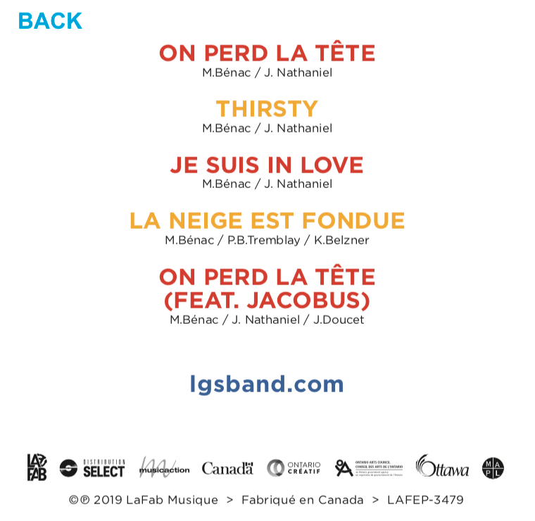 EP On perd la tête (CD)